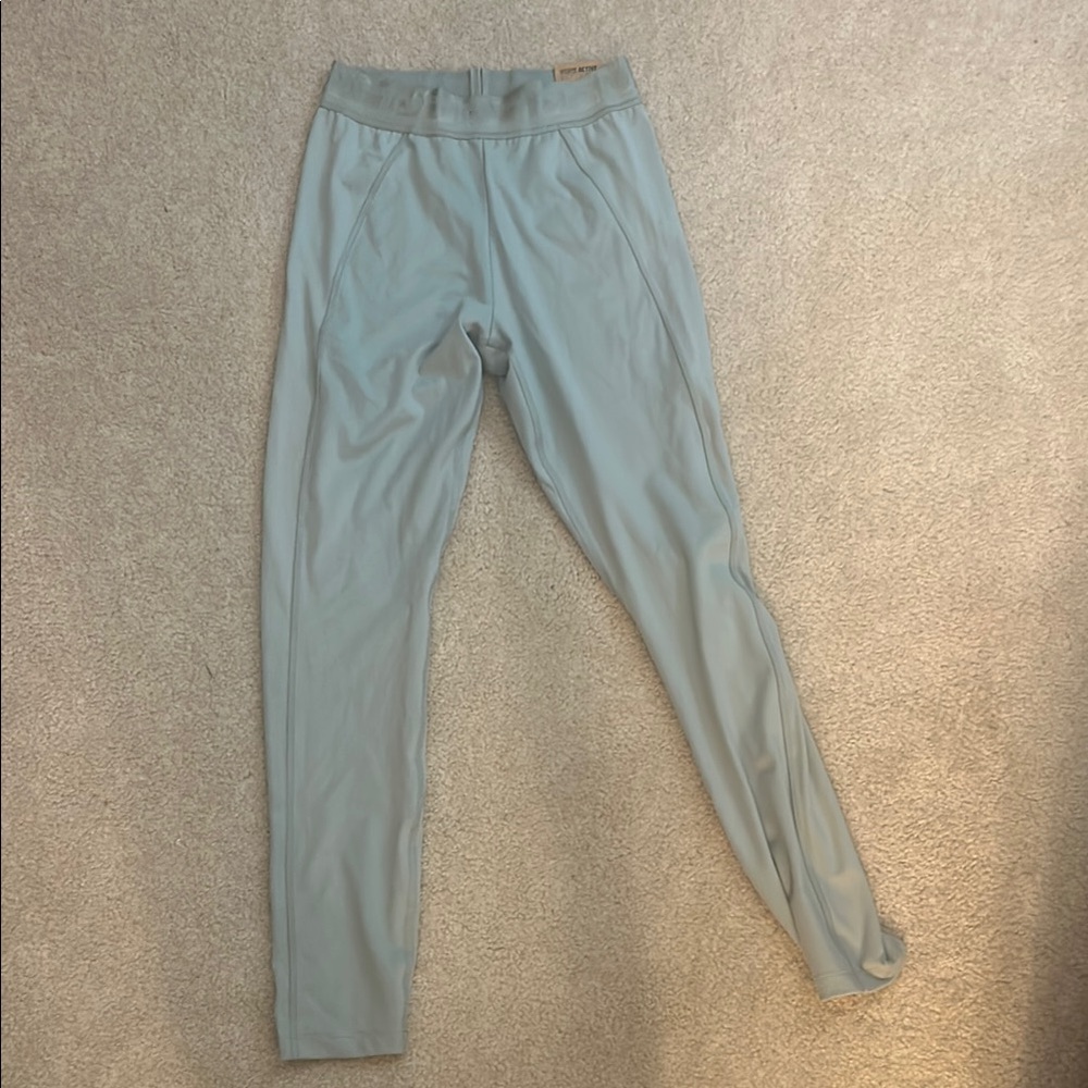 PINK Victoria's Secret Light Green Leggings